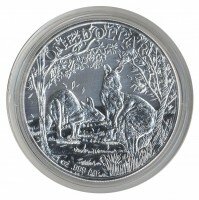 Австралия 1 доллар 2019 год - Кенгуру Австралия 1 доллар 2019 год - Кенгуру